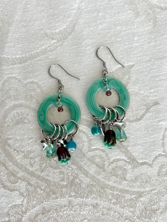 “Teal Me About It” Earrings