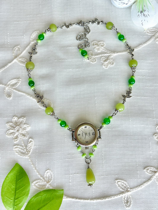 "The Way I Lime It" Watch Necklace