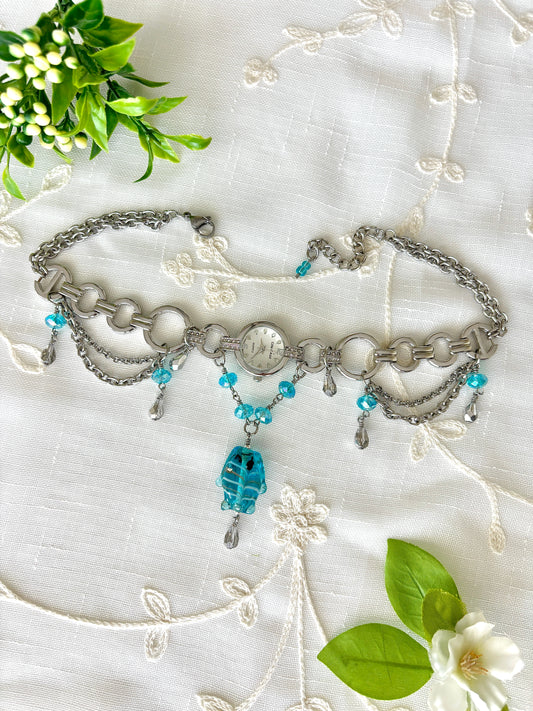 "Sounds Fishy" Watch Necklace