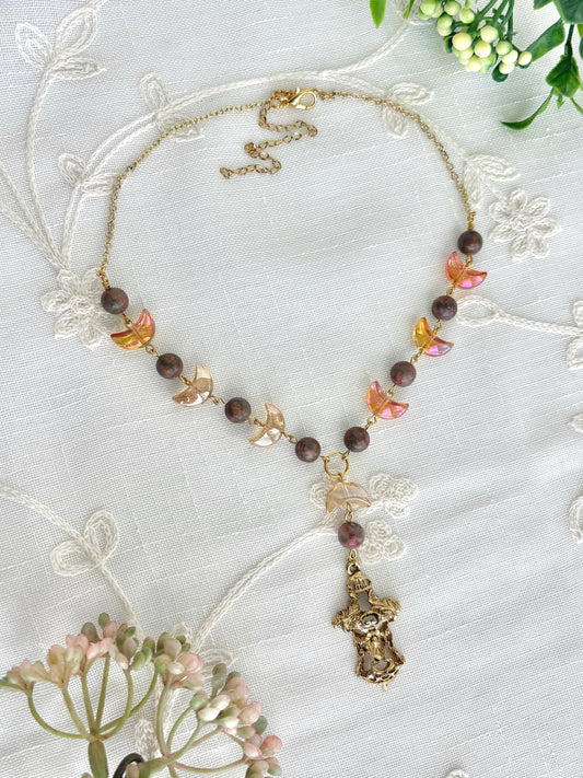 “Golden Phases” Necklace