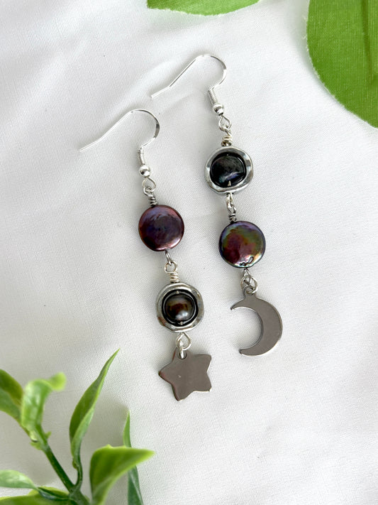 “Black Holes” Earrings