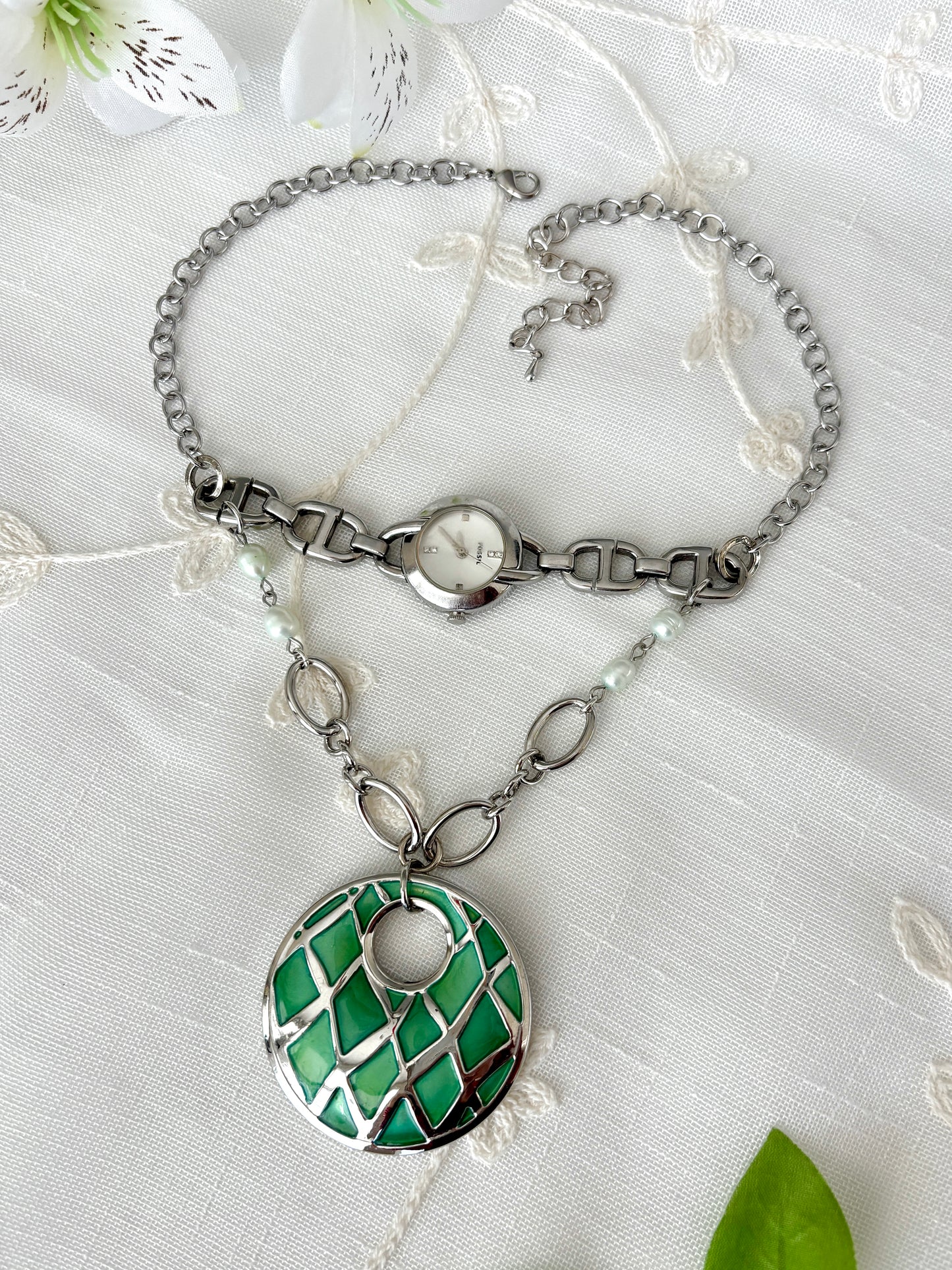 "You're So Scute" Watch Necklace