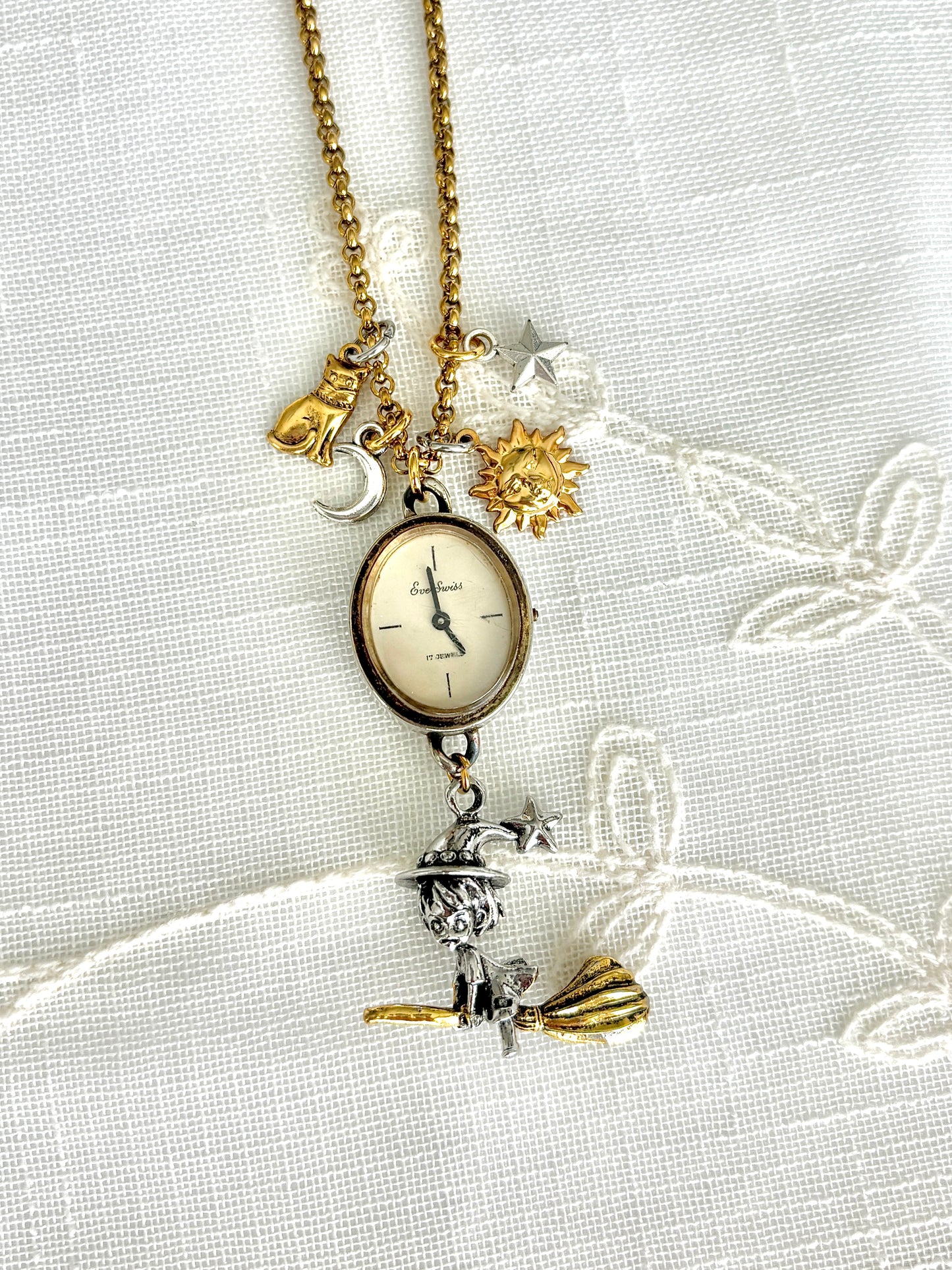 Gold Everswiss - Watch Charm Necklace