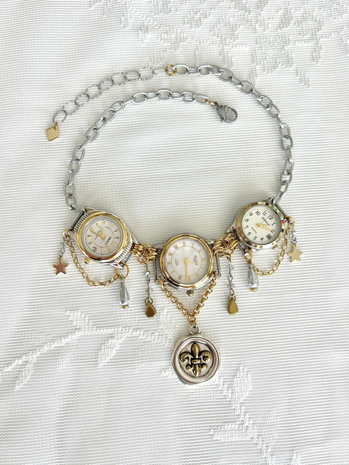 "Time Consuming” Watch Necklace