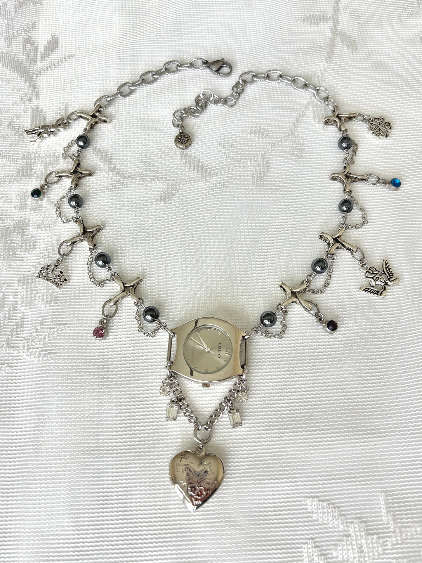 “Charmed To Meet You” Watch Necklace