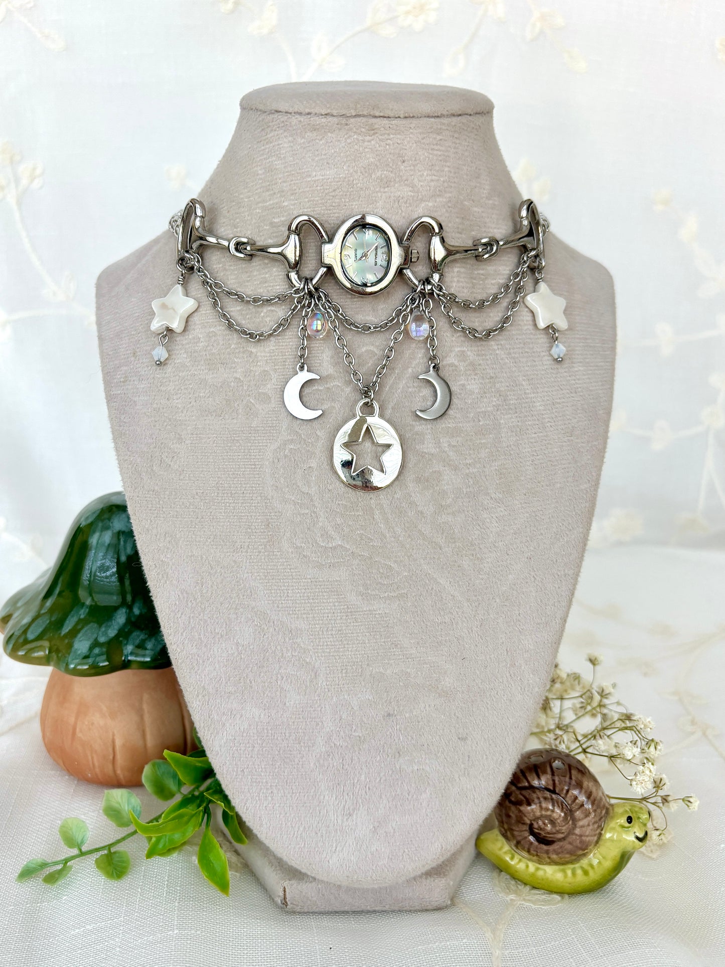 "In Your Orbit" Watch Necklace