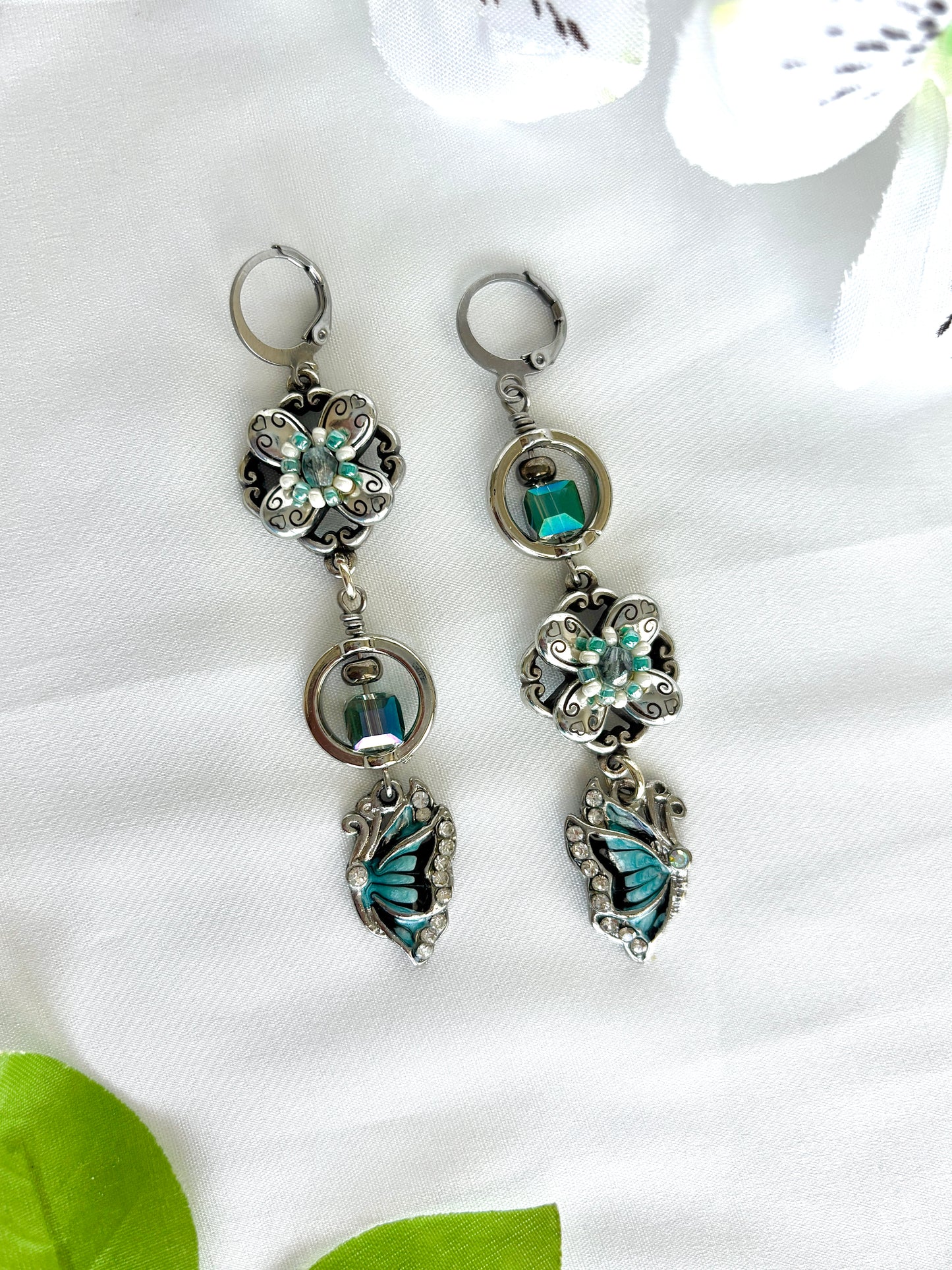 "Blu-tterfly" Earrings