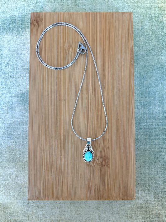 Blue Larimar • Sterling .925 Pendant