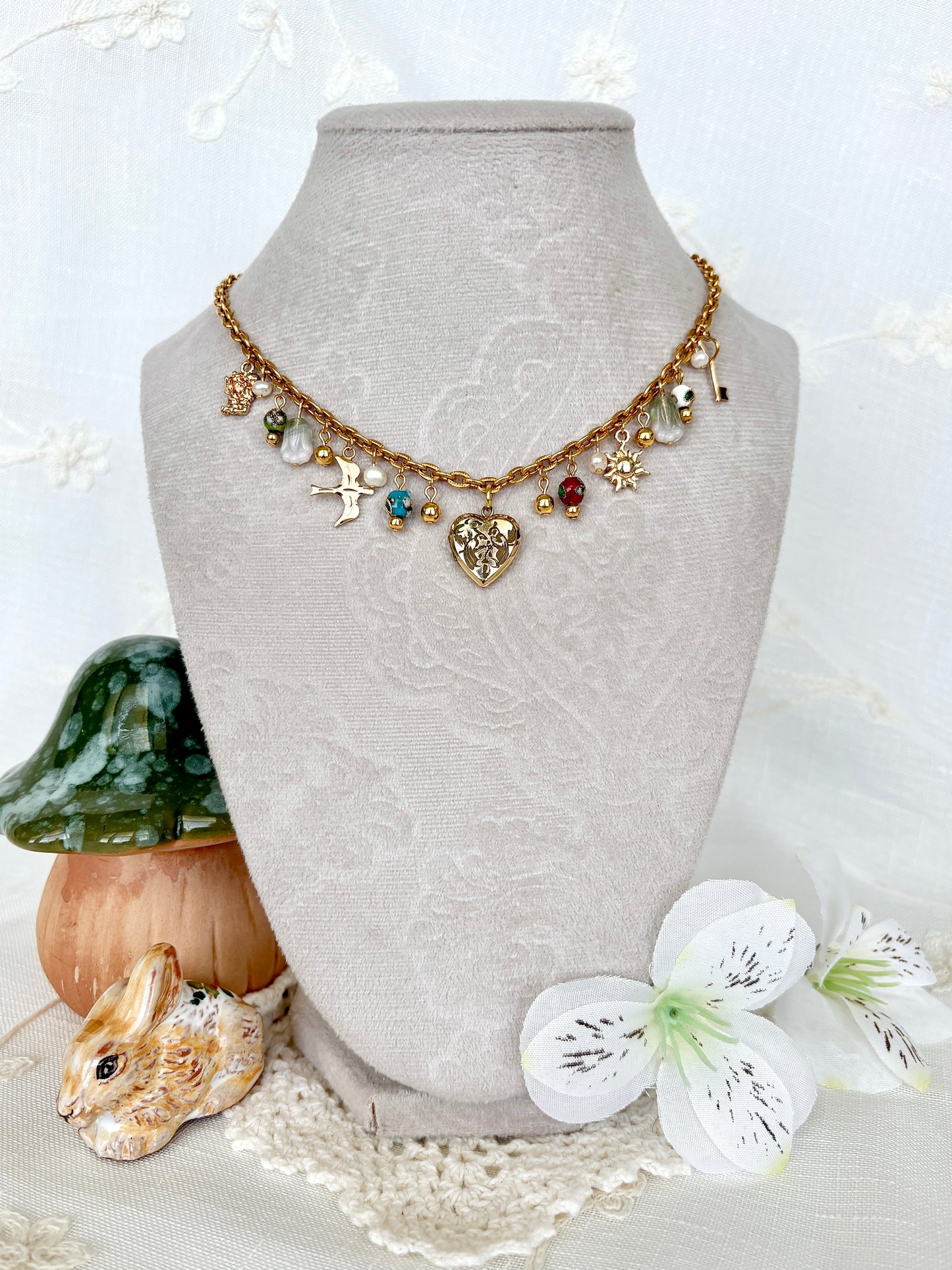 “Break Of Dawn” Locket Charm Necklace