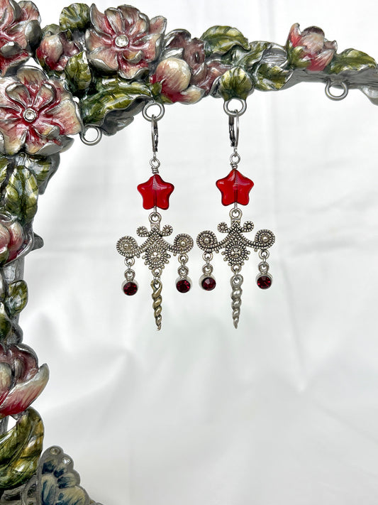 “Burning Up” Earrings