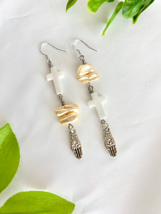 "Hand Of God" Earrings