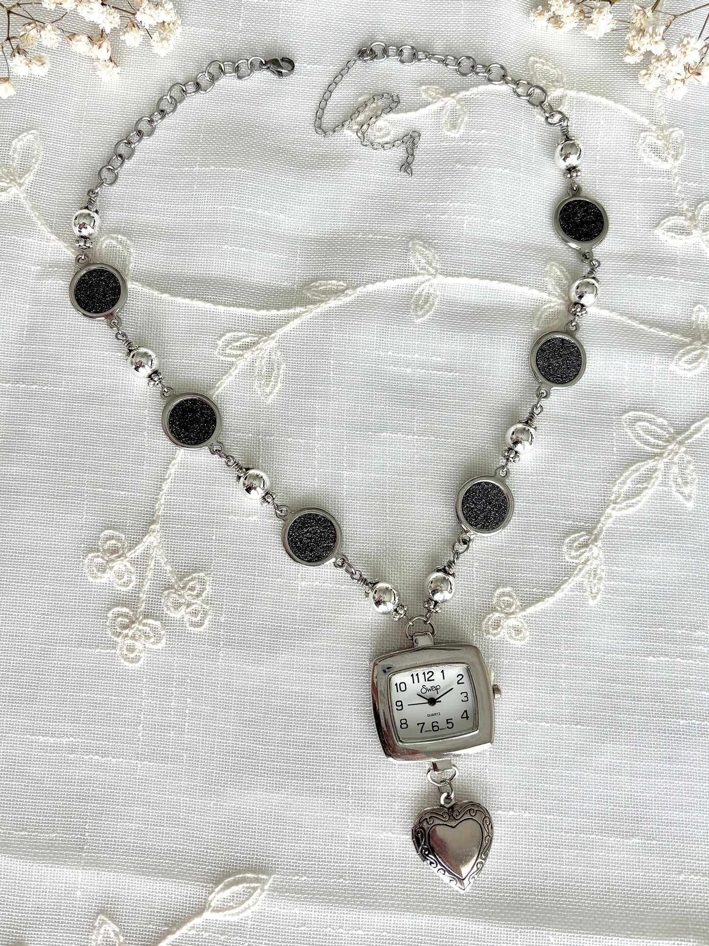 "Chrome Memories" Locket Necklace