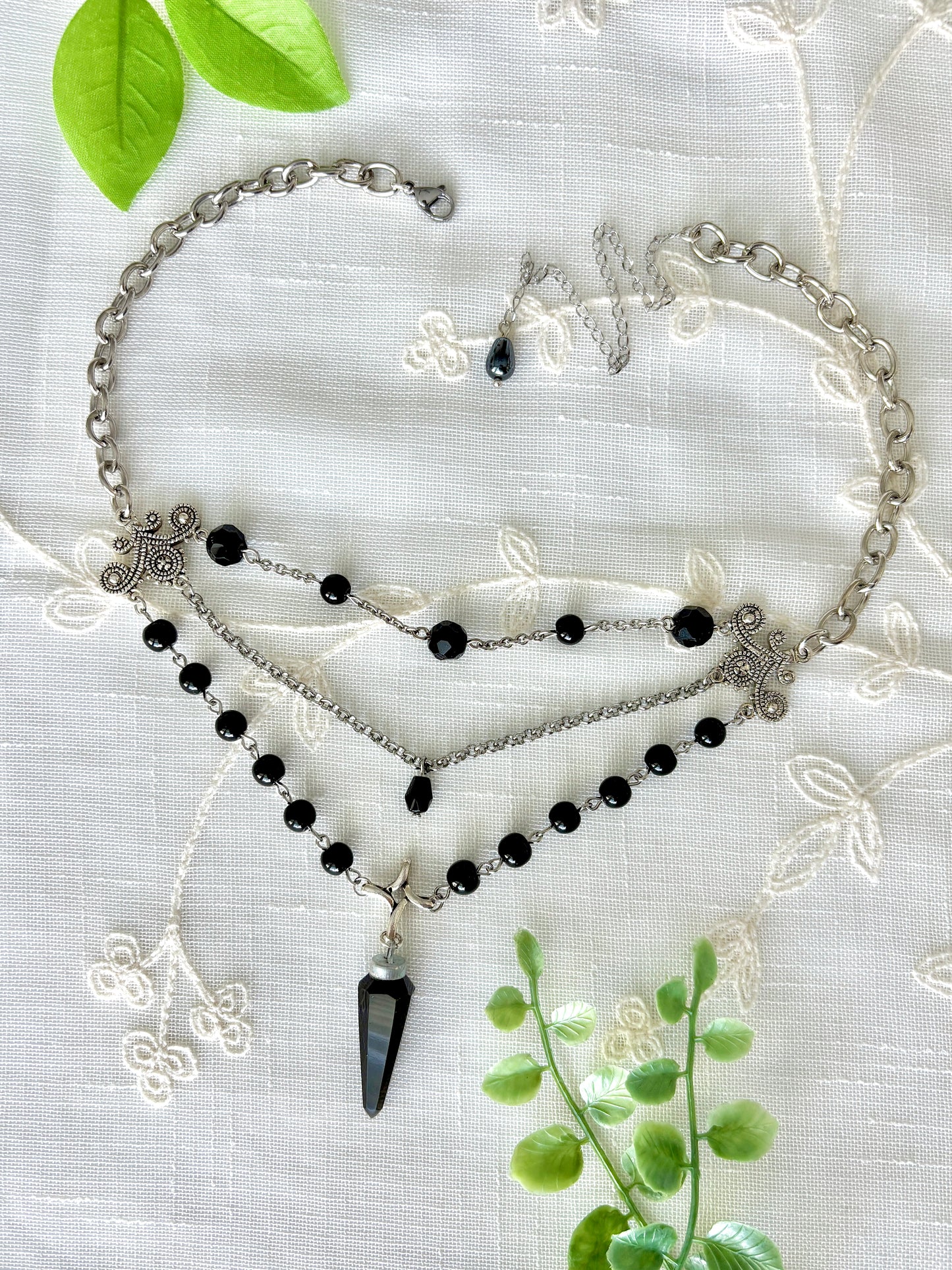 "Coal-escent" Necklace