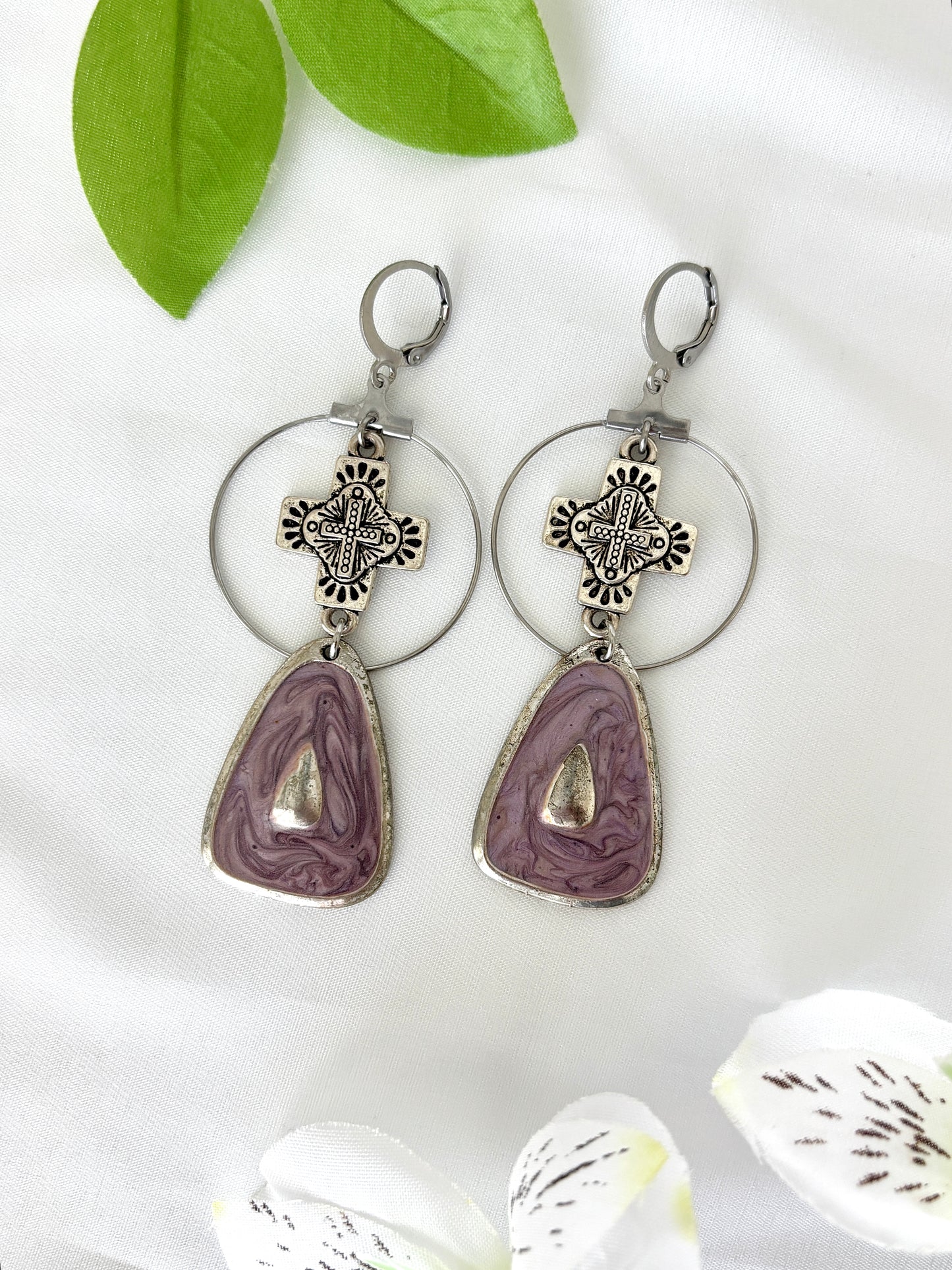 “Violet Visions” Earrings