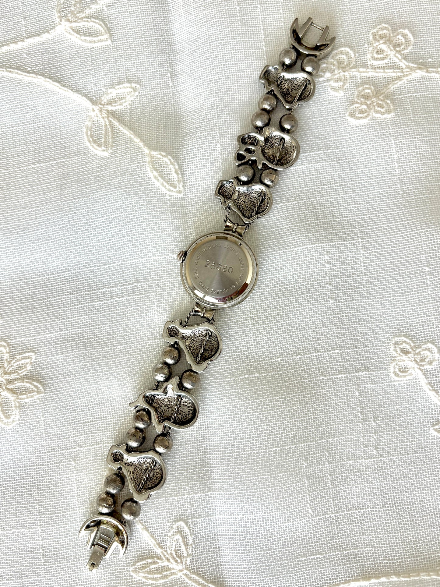 Enamel Christmas Snowmen Passages Slider Charm Watch