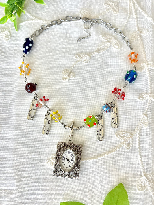 “Connect The Dots” Watch Necklace