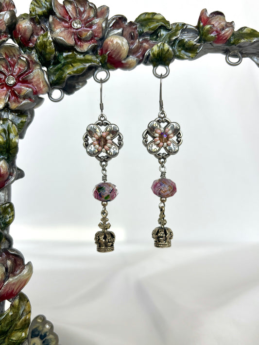"Royal Rose" Earrings
