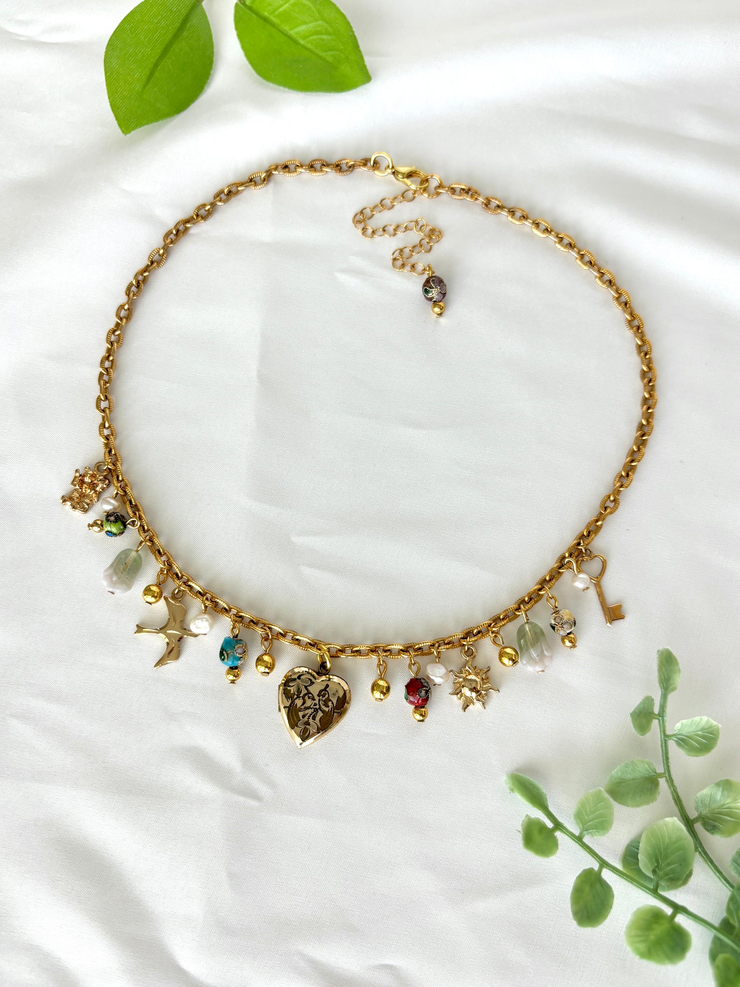 “Break Of Dawn” Locket Charm Necklace