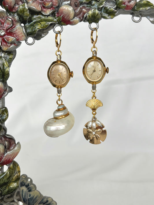 “Sea Me Now” Watch Earrings