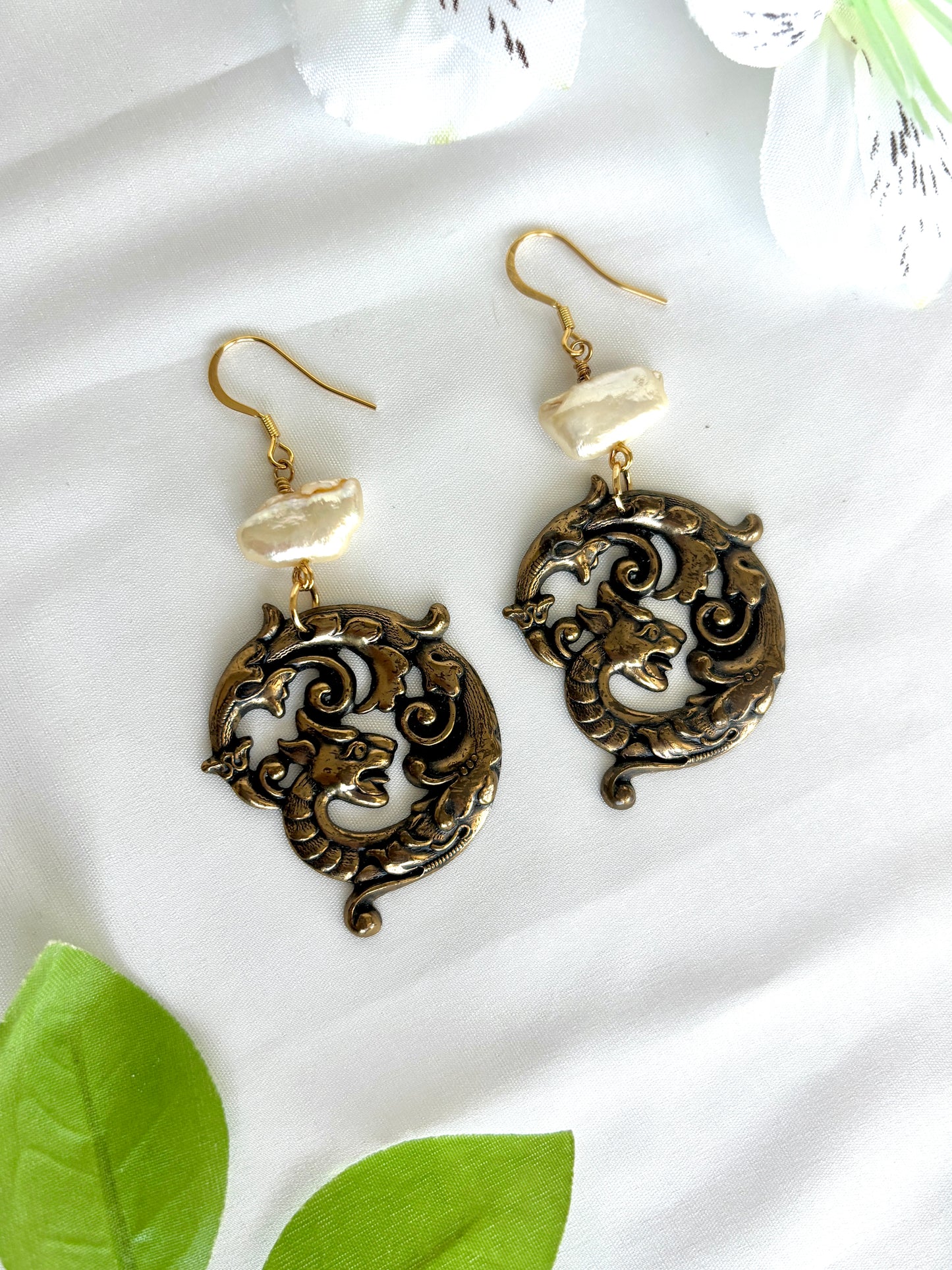 "Haku's Flight" Earrings