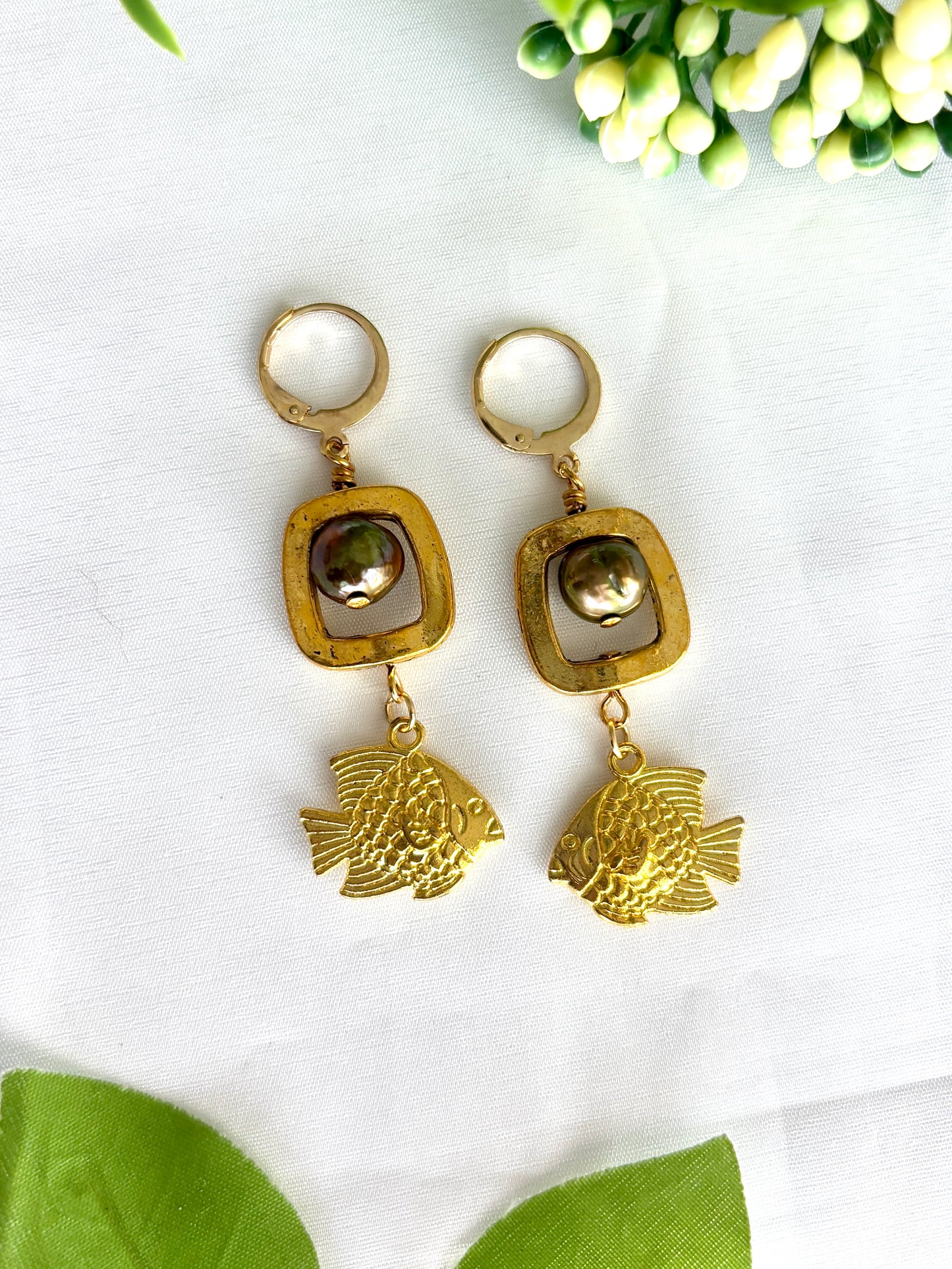 "Flashy Fish" Earrings
