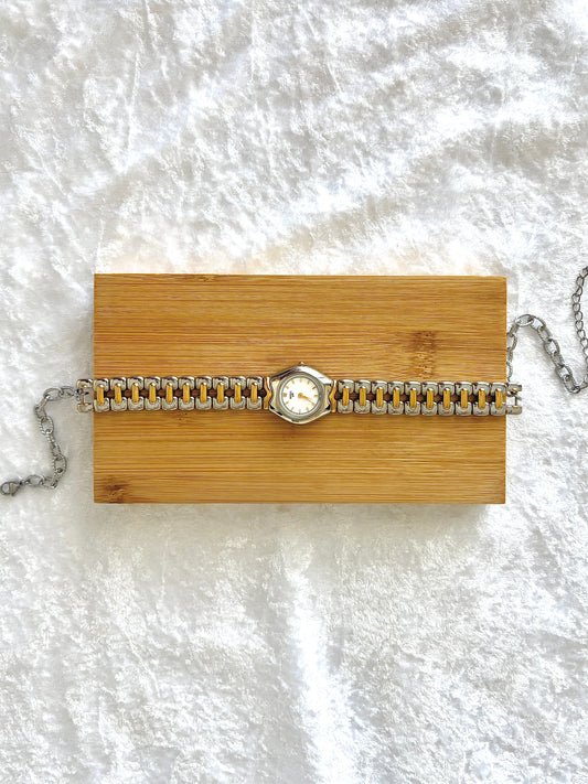 Dual Tone Watch Choker - Brieux