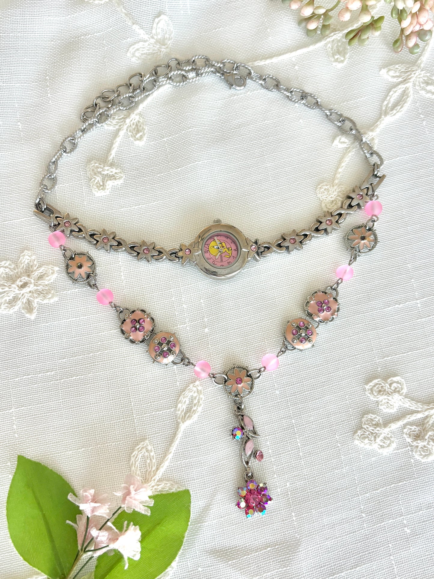 “Send Tweet” Watch Necklace