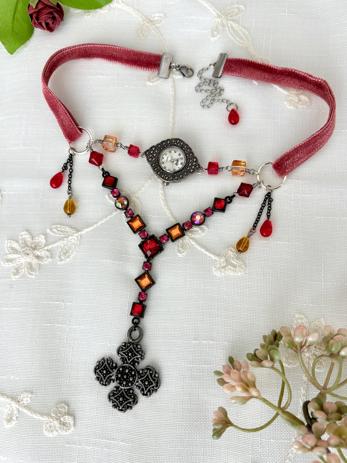 "Ichor Flow" Watch Necklace