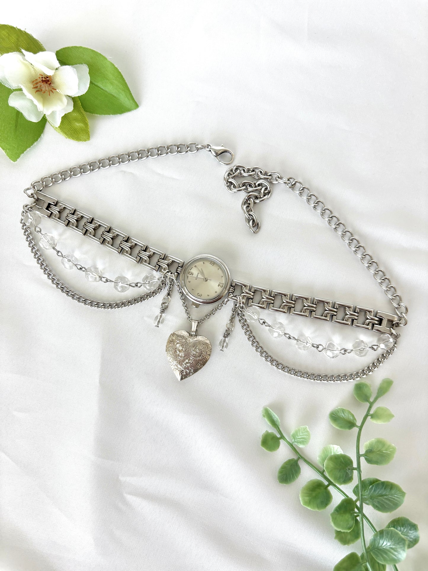 “That Much Is Clear” Watch Locket Necklace