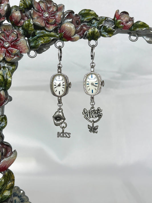 "You Wish" Watch Earrings