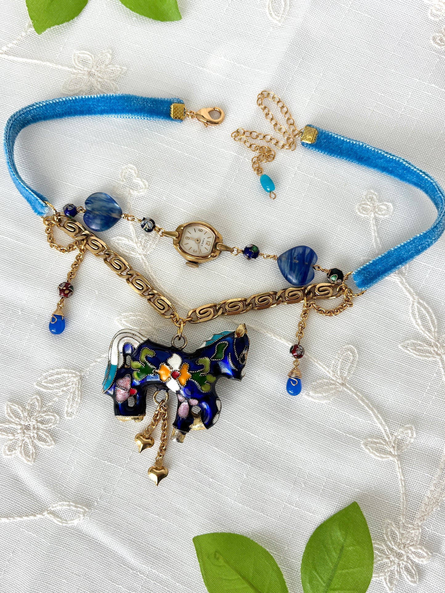 "Carousel Of Life" Watch Necklace