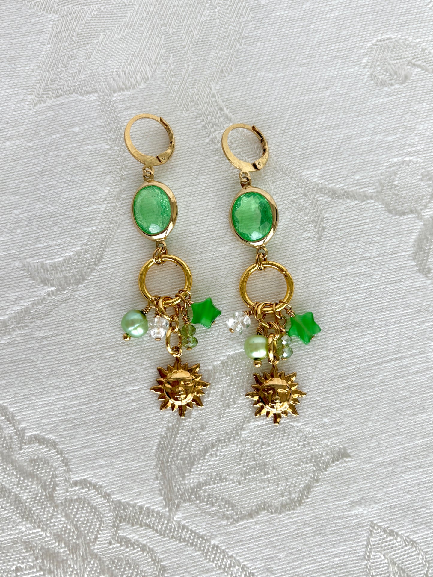 “Solar Sage” Earrings