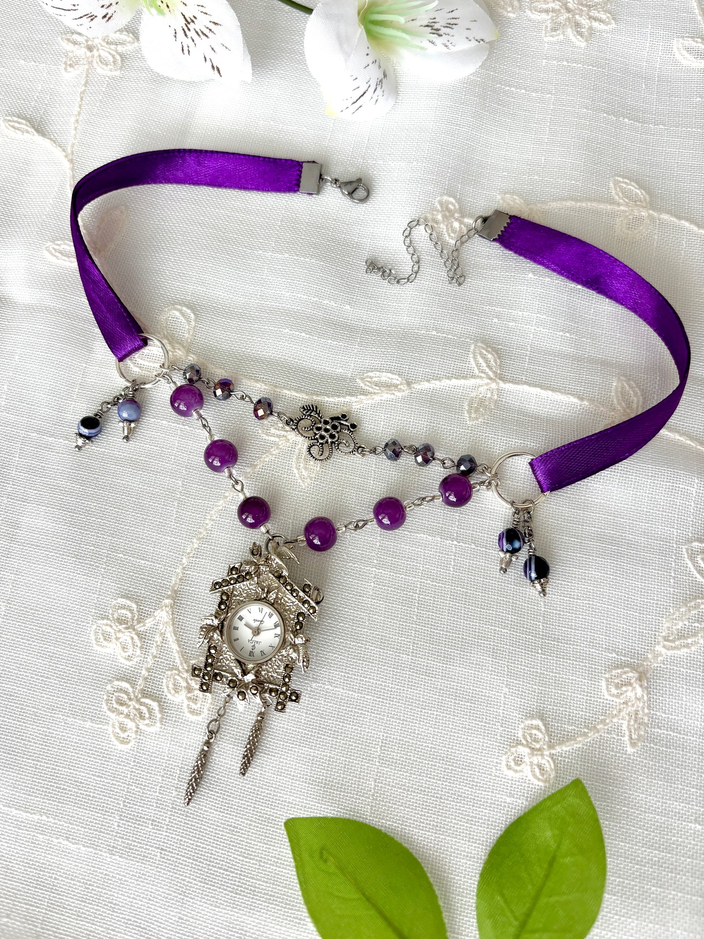 "Cuckoo About You" Watch Necklace