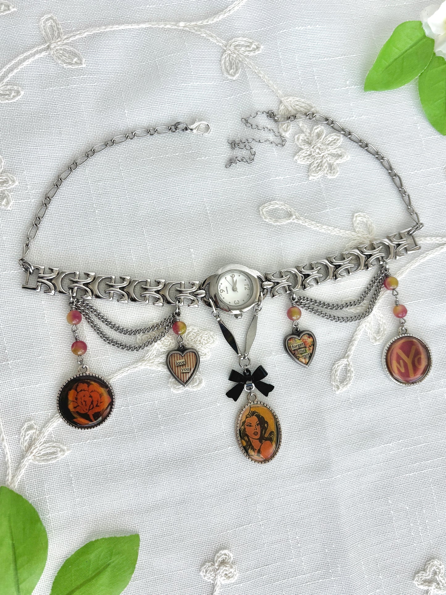 “The City” Watch Necklace
