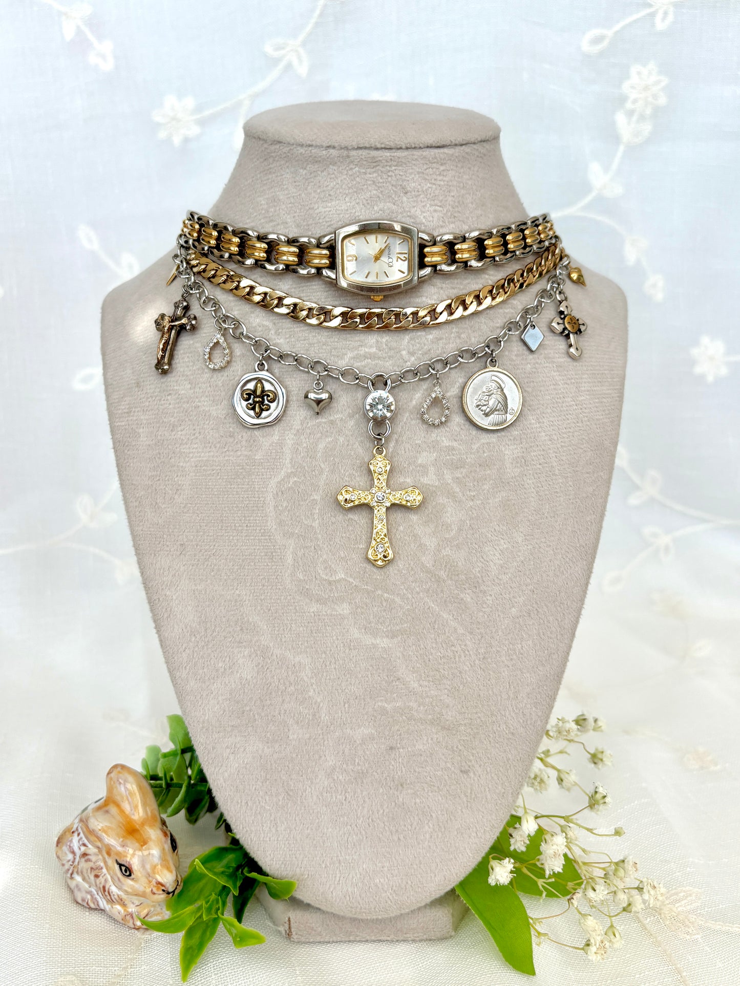 “Divine Divide” Watch Necklace