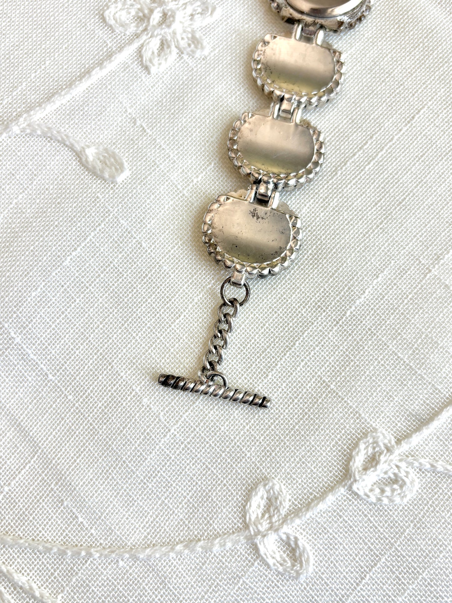 Geneva Dual Tone Oval Watch Bracelet
