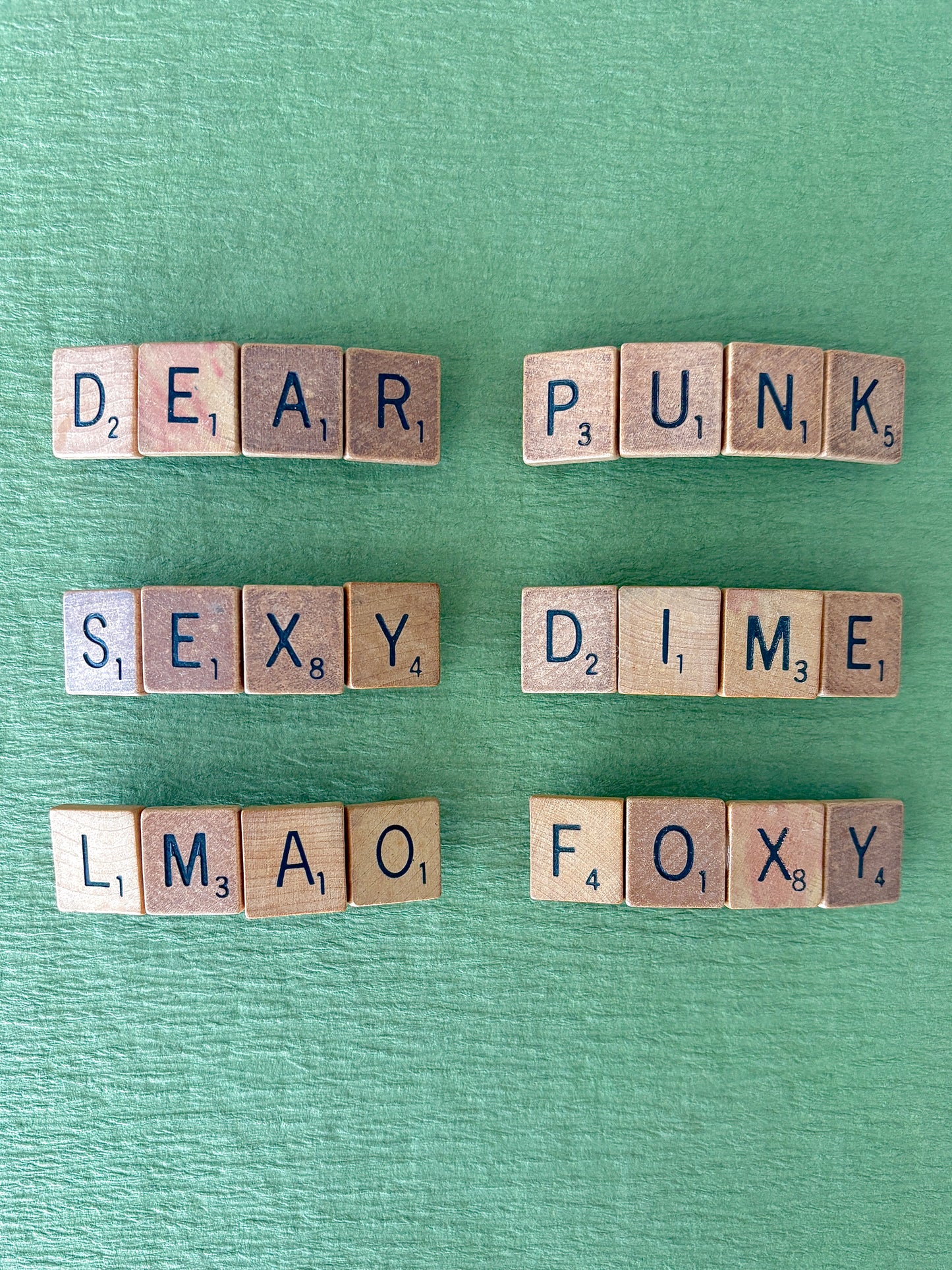 Scrabble Hair Clips