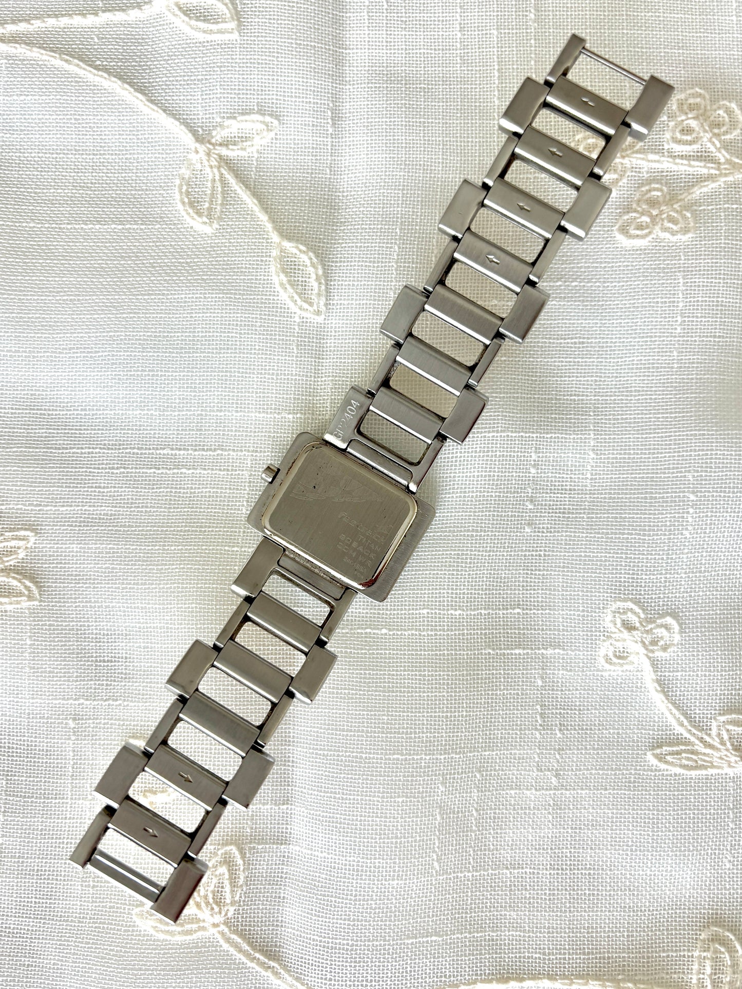 Asymmetrical Dual Tone Fastrack Watch Bracelet