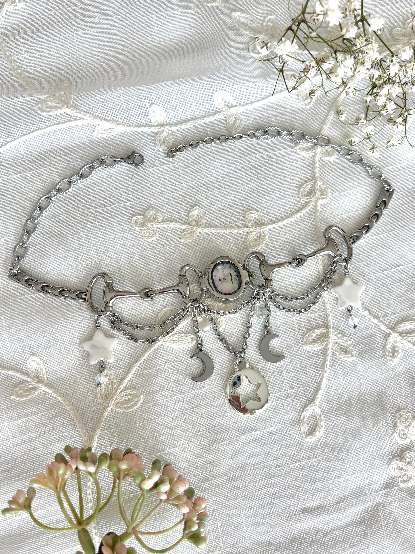 "In Your Orbit" Watch Necklace