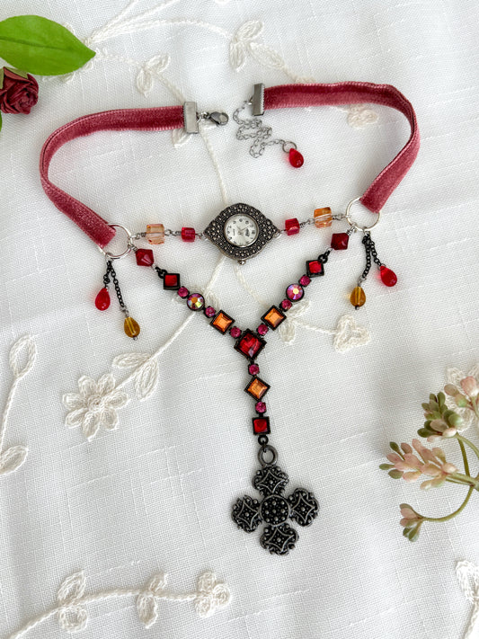 "Ichor Flow" Watch Necklace