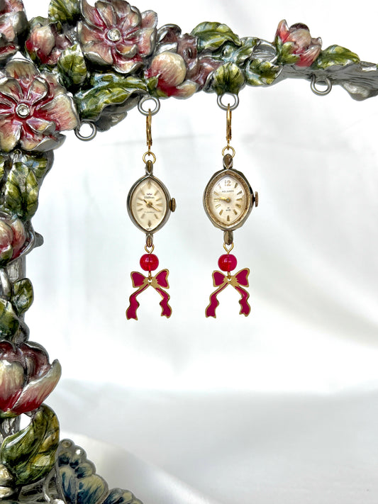 “Love Me Knot” Watch Earrings