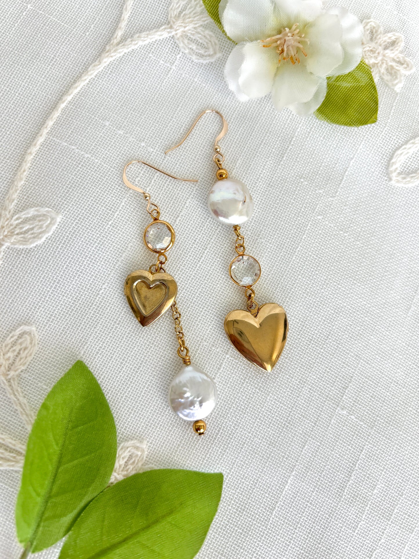 “Bits n’ Baubles” Locket Earrings