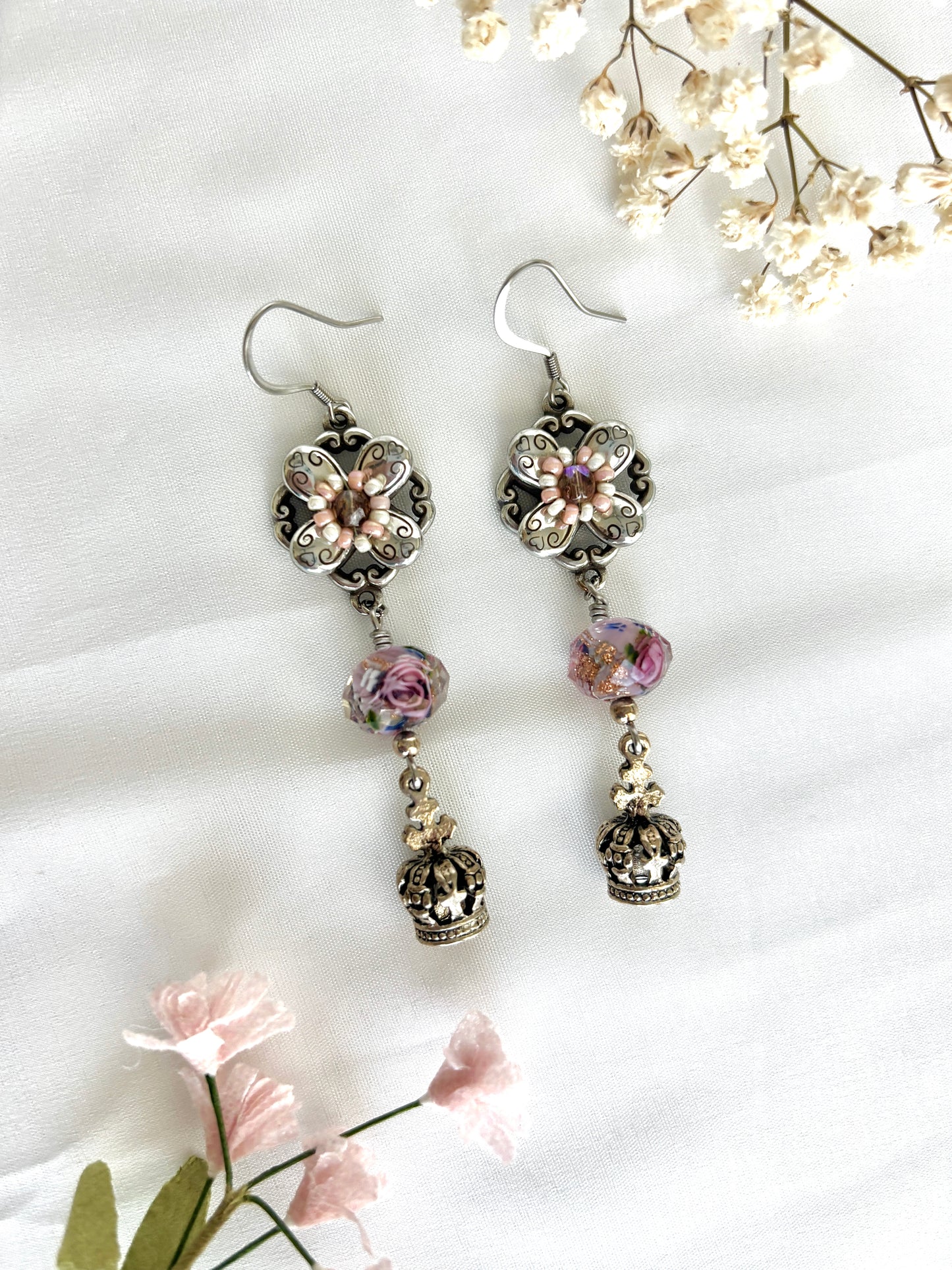 "Royal Rose" Earrings