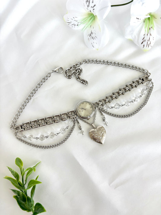 “That Much Is Clear” Watch Locket Necklace