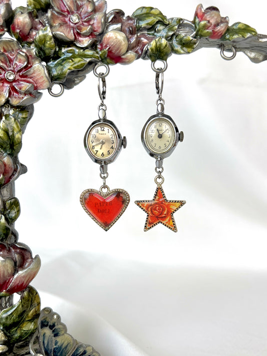 “Diva Dream” Watch Earrings