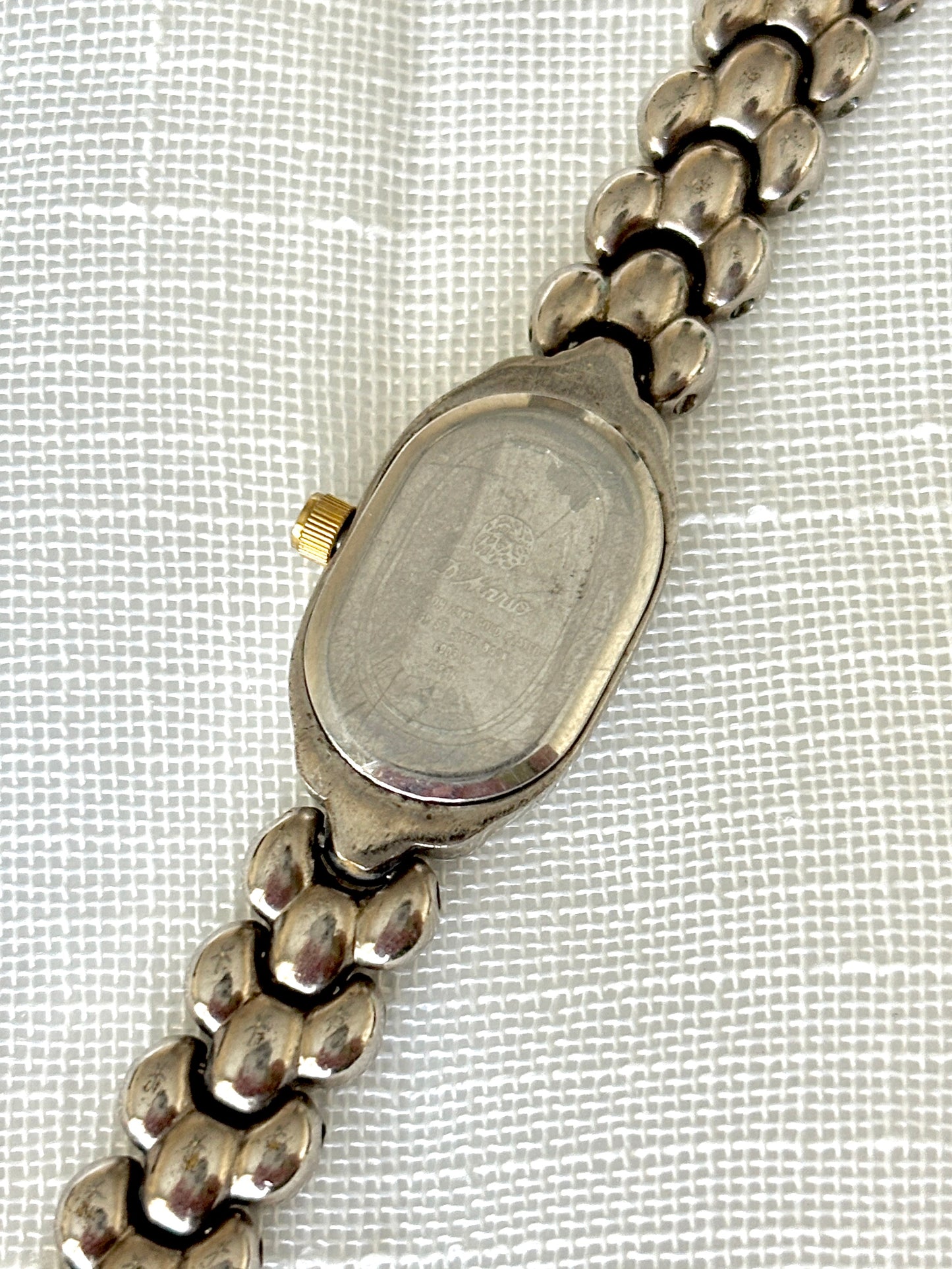 D'Mario Micron 23kt Gold Plated Dual Tone Watch