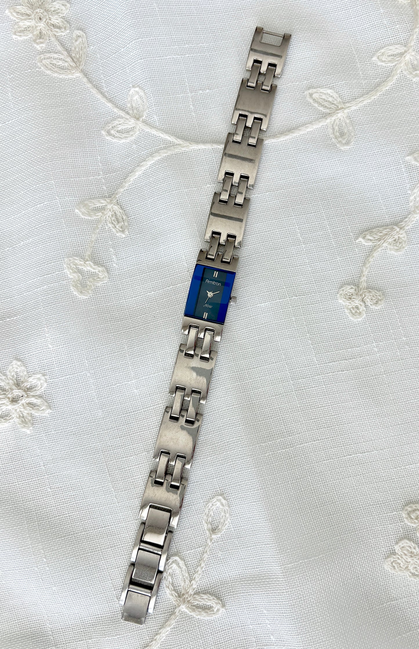 Armitron Now Blue Face Industrial Style Watch