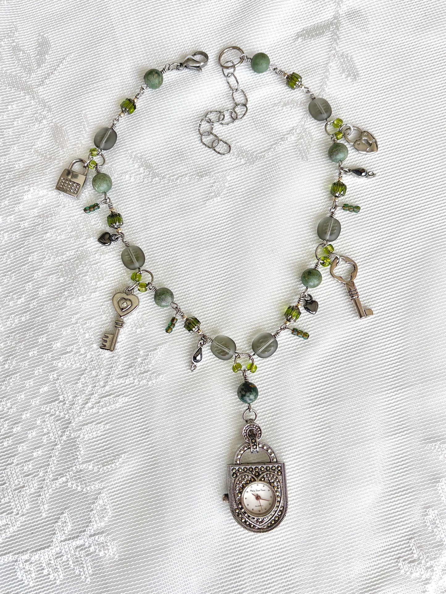 “On Lock” Watch Necklace