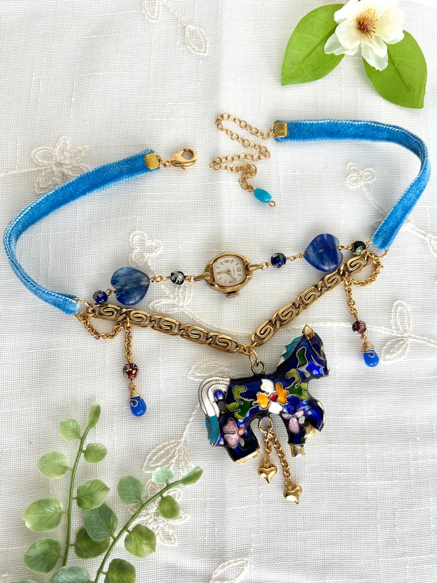 "Carousel Of Life" Watch Necklace