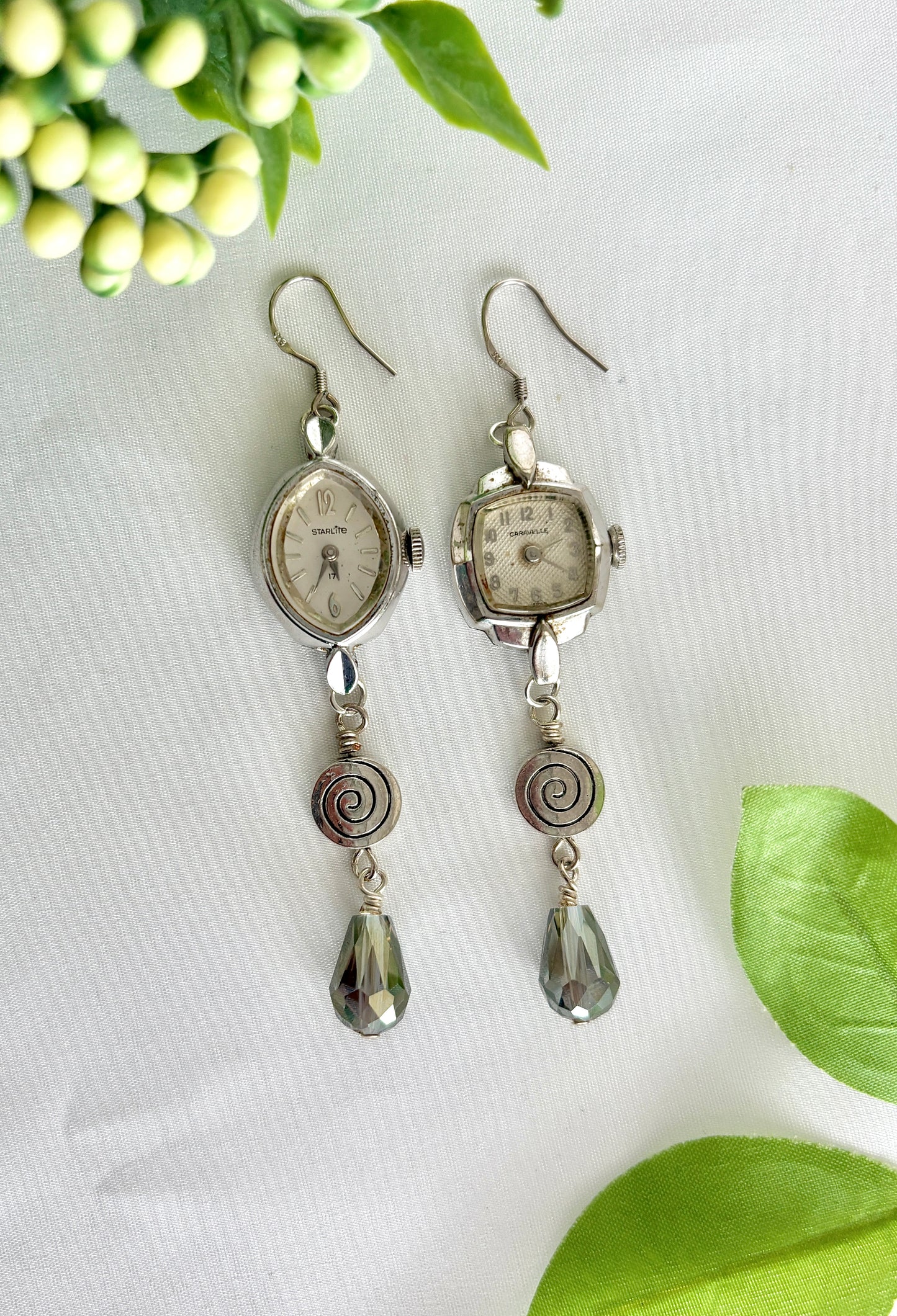 "Time Vortex" Watch Earrings